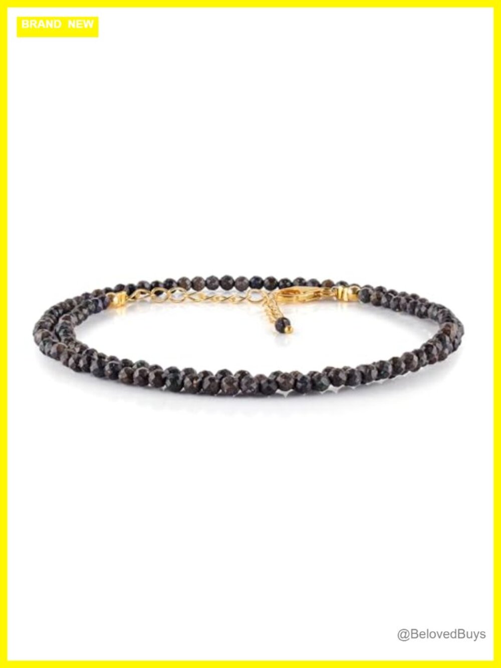 Black Australian Opal Choker Necklace 14K Gold Plated 925 Sterling Silver Chain
